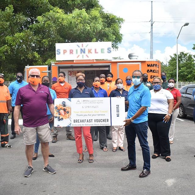 Apex Management Services Ltd gives back to the Bahamas Waste